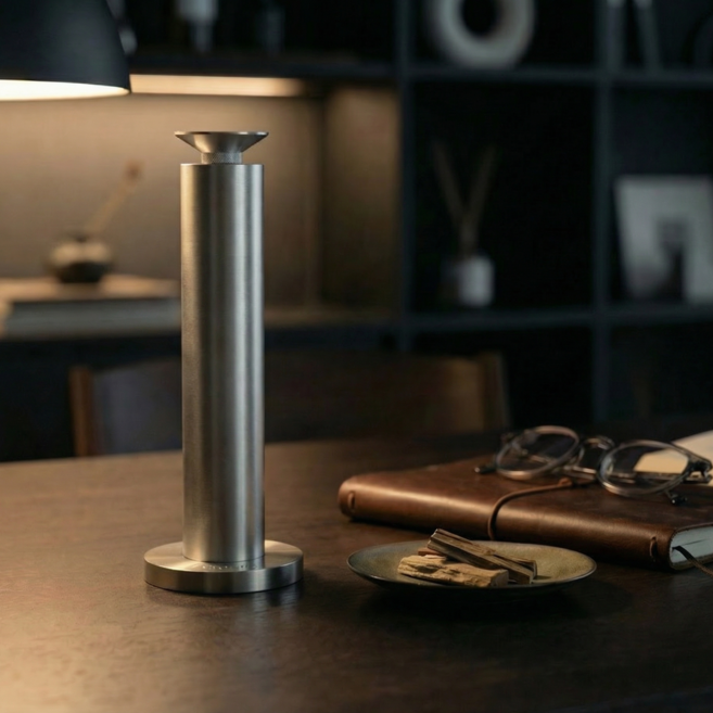 Sander 스마트 전자디퓨저 대용량 자동분사 방향제 디지털 인테리어 오브제, 1개