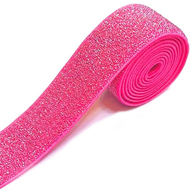 [청라핸즈] 허리고무밴드 고무줄 소프트 펄 진핑크 30mm (09-741)