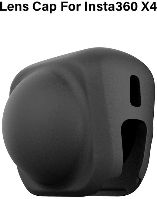 호환 Insta360 X4 보호 커버 액세서리 용 렌즈 캡 카메라 방진 방지 스크래치 실리콘 케이스, 1개