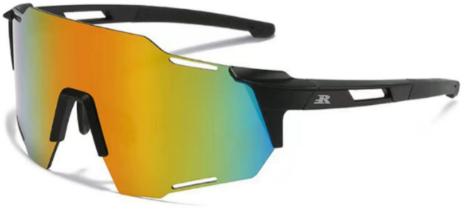 러너핏 스포츠 선글라스, 블랙 프리즘, 1개