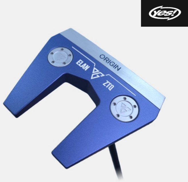 예스 오리진 제로토크 엘란 퍼터 남여공용 애틀랜틱 인디고 말렛 1.5 HAND FIRST GRIP, 83.82cm(33인치)