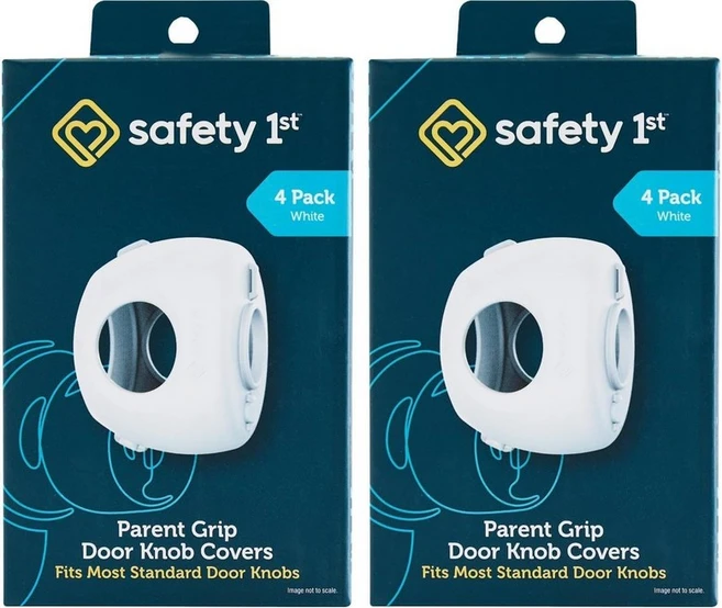 세이프티 1st 부모 그립 도어 노브 커버 흰색 한 사이즈 4 카운트2팩HS3260600, White, 8 Pack - 쿠팡