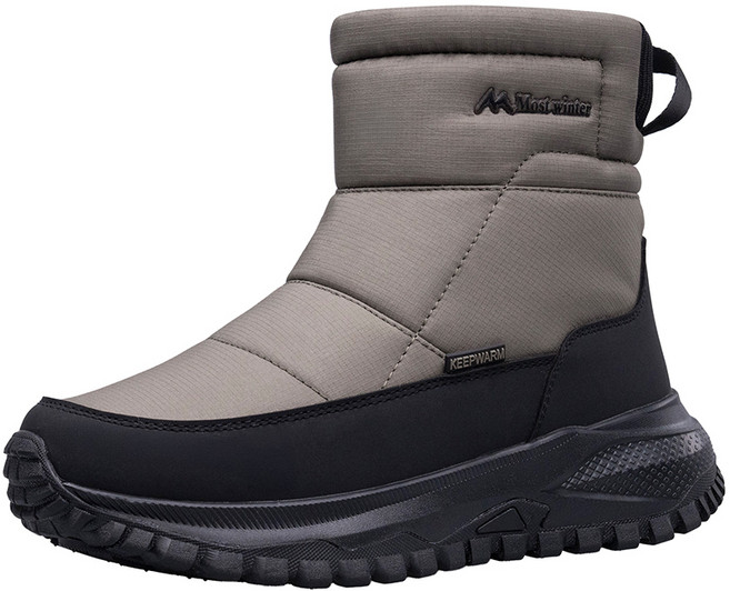 겨울 남성 방한화 기모 두꺼운 따뜻한 방수 미끄럼방지 등산화