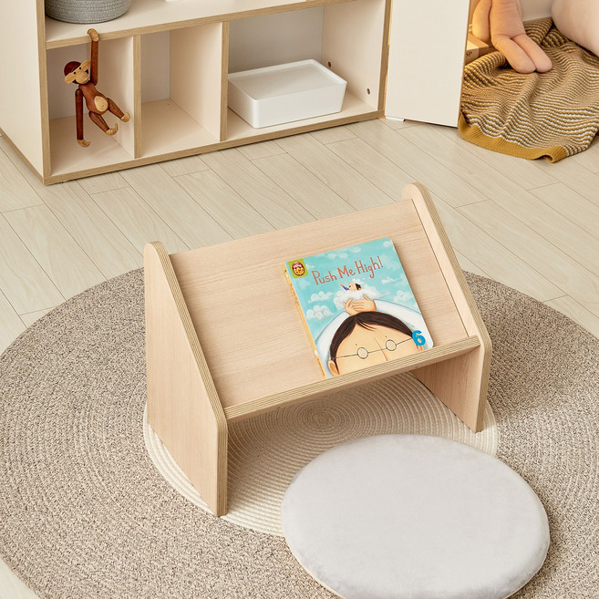 [SEO등급] 룸핏 무아 유아 독서대 아기 북 스탠드 책 받침대, 메이플