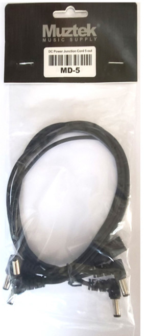뮤즈텍 MD5 DC케이블 문어발 DC 전원케이블 5구 35Cm, 1개