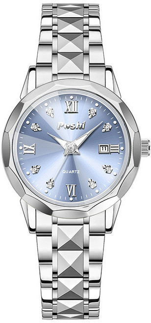 한아로지스 클래식 여성 메탈 손목시계