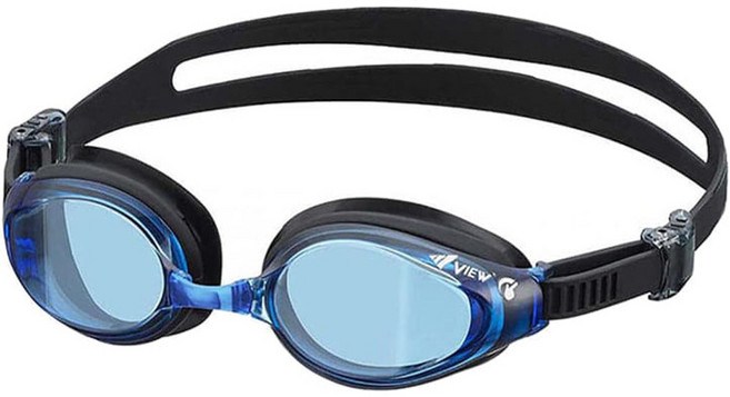 뷰 패킹 스와이프 안티포그 수경 V640ASA, 블루, 1개