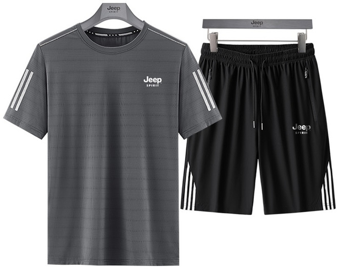 JEEP spirit 반팔 반바지 운동복세트 TZD 402