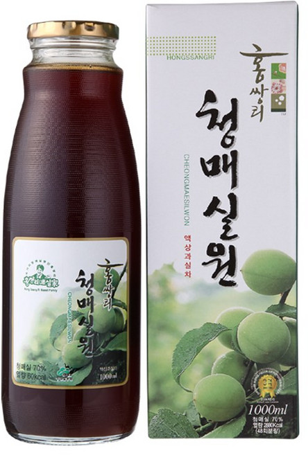 홍쌍리 매실 청매실원 매실발효액 매실엑기스 매실청, 1L, 1개