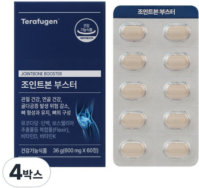 테라퓨젠 조인트본 부스터, 4박스, 60정