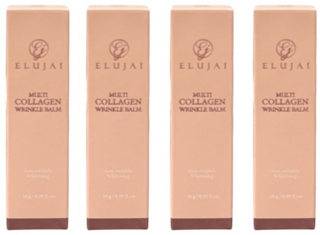[3개/1세트]엘루자이 콜라겐 링클밤 나드리 필수 홈쇼핑 멀티밤 10ml, 4개, 10g