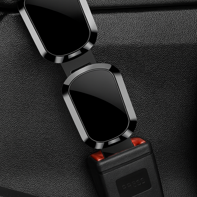 필로그레이 차량 안전벨트클립 안전한 연장 길이조절 소리제거, 1개, 메탈