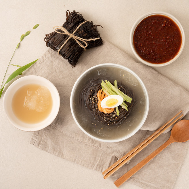 가평잣냉면 물냉면 10인분 1세트(개별포장) (면+육수+양념장+겨자), 5.65kg, 1세트
