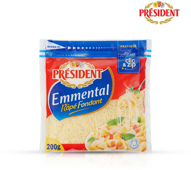 프레지덩 에멘탈 슈레드 200g 2개