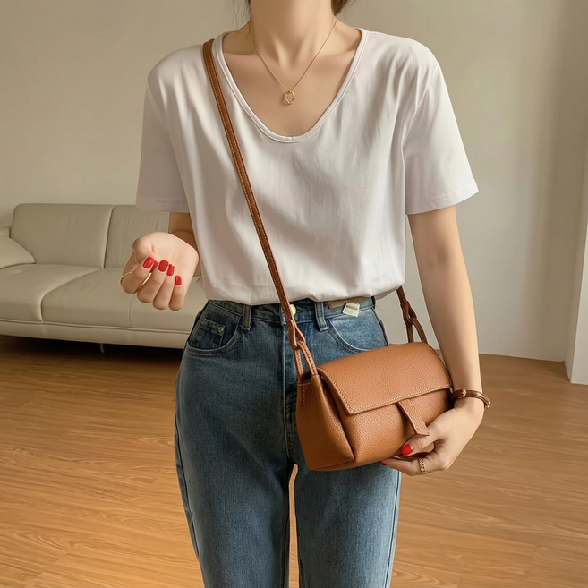 제이바바 여성용 데일리 가벼운 미니 크로스백