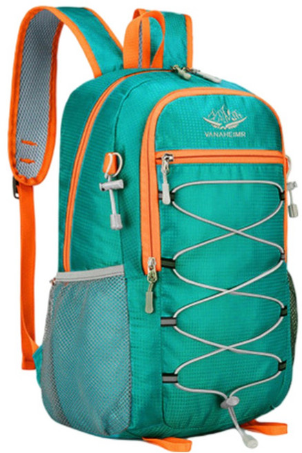 접이식 백팩 여행용 등산용 배낭, 그린