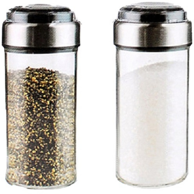 오븐락 글라스 소금후추통 90ml 2P세트, 단품, 1세트