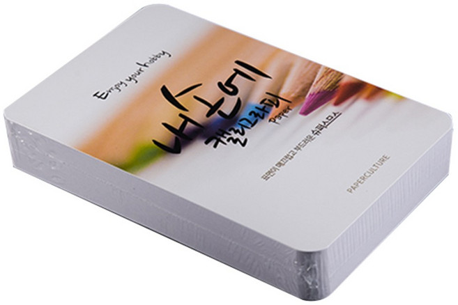 종이문화 내손에 캘리그라피 패드 엽서, 슈퍼 스므스 A, 100매입