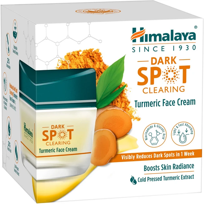 Himalaya Dark Spot Clearing Face Cream Turmeric, 2개, 50g