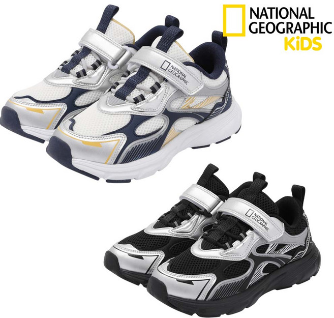 [정품] 내셔널지오그래픽 키즈 남아 여아 운동화 벨크로 발편한 가벼운 초등학생 아동 스니커즈 신발 2종