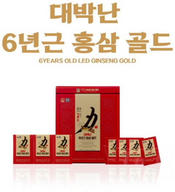 대박난6년근홍삼골드 70mlx30포, 1개, 2.1L