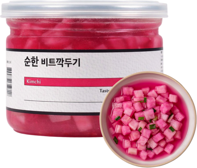 [베리쿡] 아기김치 반찬 비트깍두기 250g, 1개