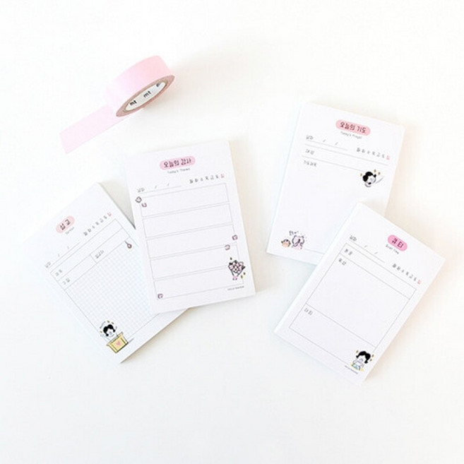 말씀메모지 그레이스벨 헬로든든 메모지 6종(11번-16번), 16 프리메모, 1개