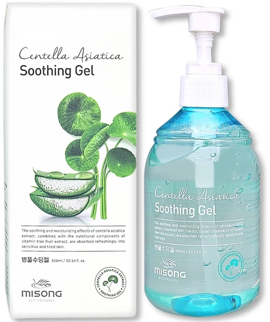 병풀 추출물+알로에베라 피부 진정 병풀 수딩젤, 1개, 300ml - 쿠팡