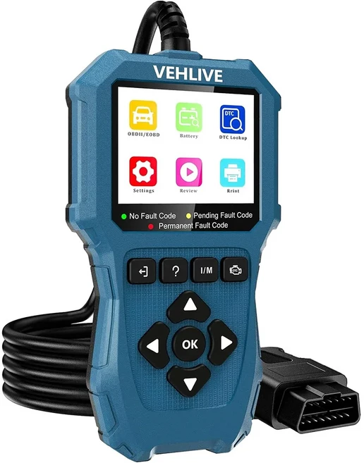 EOBD 코드 리더 V880 스캔 도구 결함 스캐너 다국어 차량 진단 엔진 시스템 배터리 테스터, 01 파란