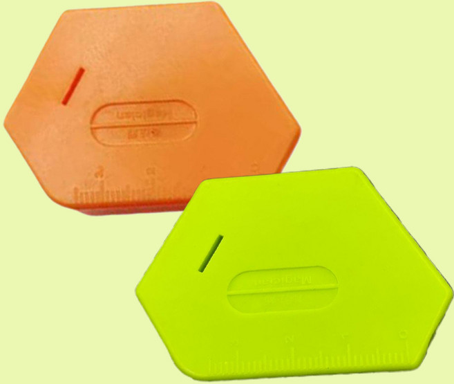 오드상회 시접가이드 미싱자석조기 자석조기 2종세트 시접자 미싱시접가이드 자석시접가이드 재봉도구 미싱자석가정용, 1개, 오렌지+형광