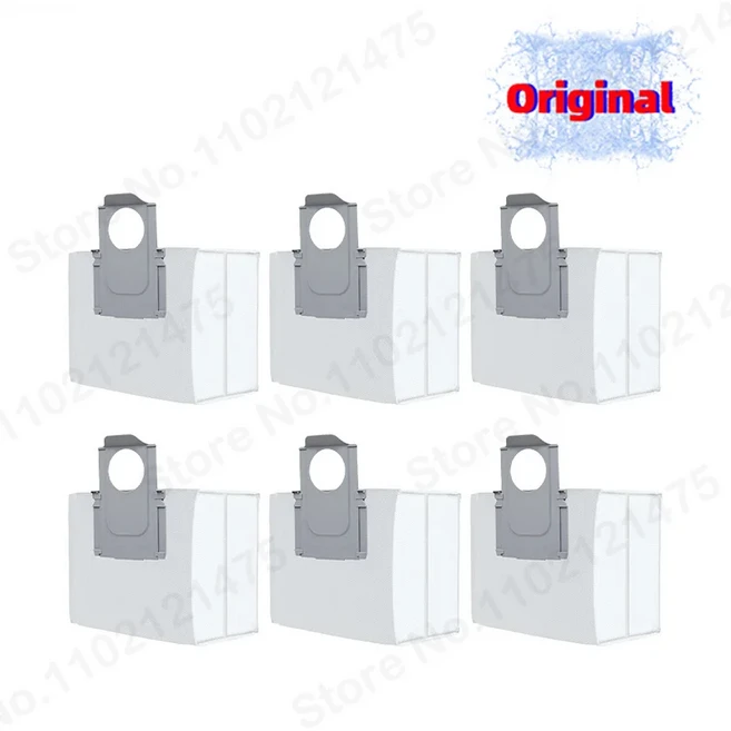 로보락 S8 PLUS S8+ S8 Pro Ultra G20 교체용 메인 사이드 브러시 먼지봉투 세척 가능 필터 부품, 23 Dust Bags 6PCS