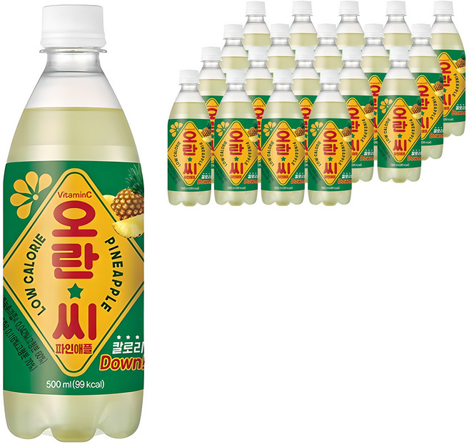 오란씨 파인애플, 500ml, 20개