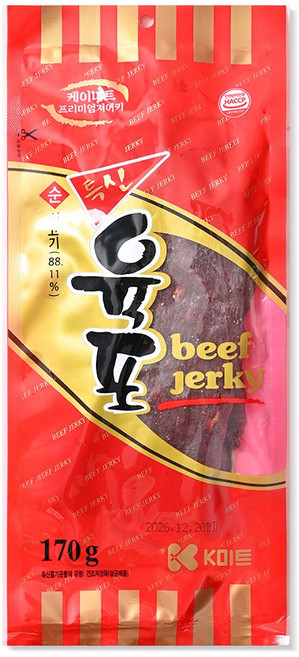 케이미트 순쇠고기 특선육포, 170g, 1개