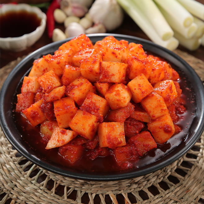 홍성란 칼슘깍두기, 1개, 1kg