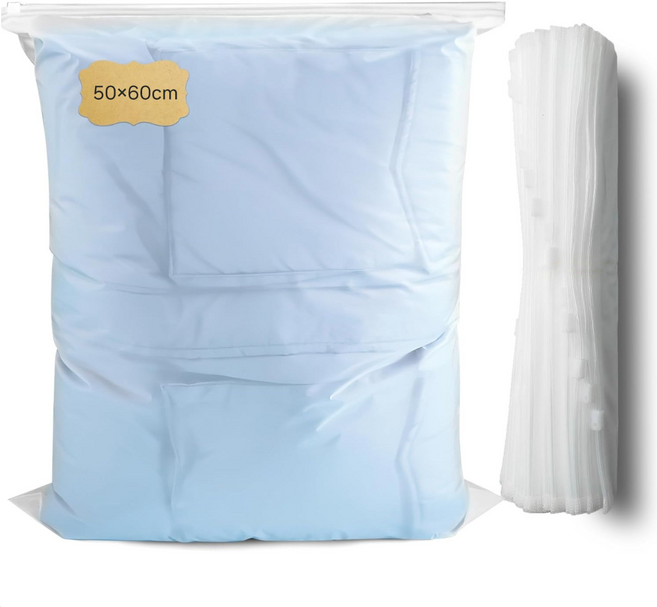 LYRHIX 지퍼백대형 대형지퍼백 의류지퍼백 옷지퍼백 옷보관지퍼백, 1개, 20개입