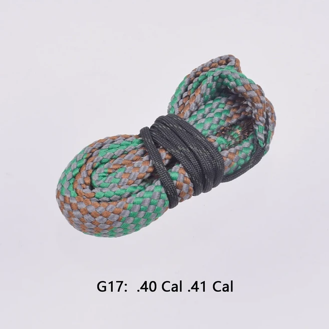 총기손질도구 꼬질대 사냥 총 보어 클리너 .22 cal.223 cal.38 calamp 5.56mm 7.62mm 12ga 소총 청소 키트 도구 소총 배럴 구경 로프, G17, 1개, 01 G17