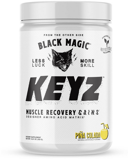 Black Magic 키즈 머슬 리커버리 게인 아미노 애시드 매트릭스 피나 콜라다, 1개, 420g, 420g