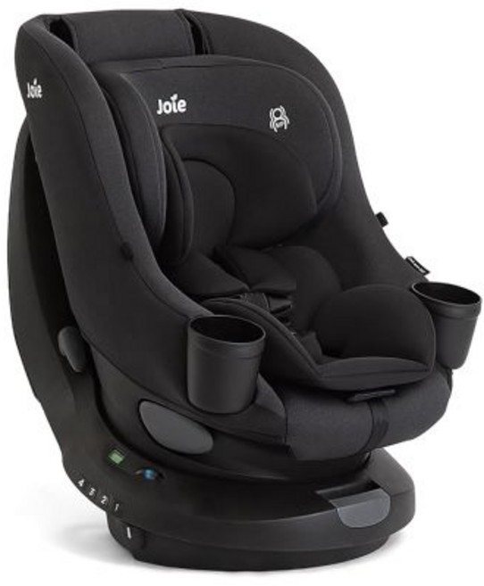 조이 칠리 스핀 360 2-in-1 회전 컨버터블 카시트 및 간편한 설치 - 하부 앵커 부착 또는 차량 벨트 설치(썬더), Shale