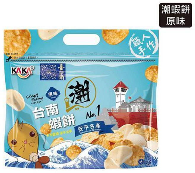 KAKA 台南潮蝦餅 120g 原味, 1個