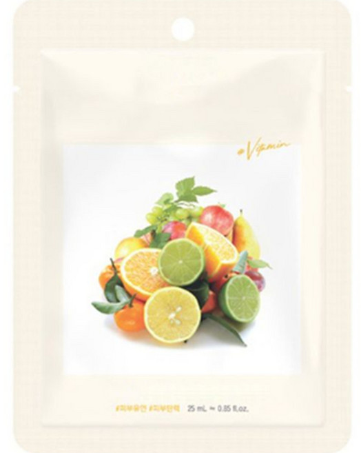 에센스 마스크팩 비타민 10매 수분팩 영양팩 탄력 얼굴, 1개입