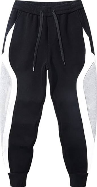 雙色撞色男士棉褲長褲運動休閒褲