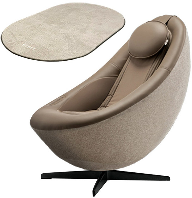 코웨이 비렉스 페블체어 안마의자 방문설치, Mc_c01, 샌드 베이지