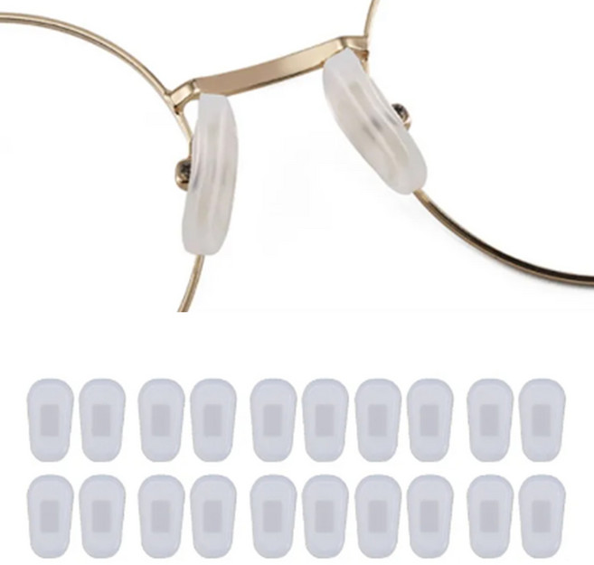 안경코받침 실리콘 커버 10쌍 안경자국 흘러내림 통 방지 통증방지 코패드