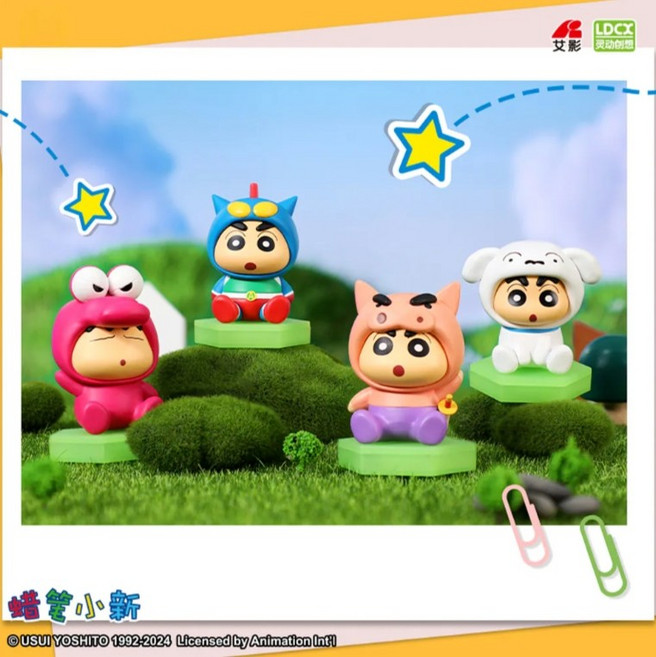 CRAYON SHINCHAN 蠟筆小新 裝飾變身系列 人偶, 1個