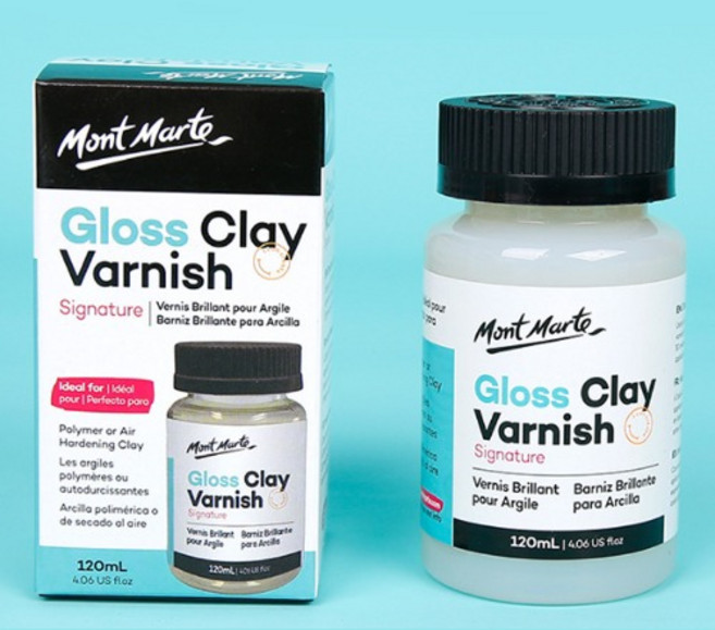 점토 바니시 모음 몽마르뜨 바니시 Mont Marte Gloss Clay Varnish (20/60/120ml), 몽마르뜨 점토 바니시 60ml, 1개