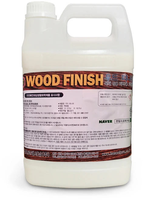 한얼프로페셔날(주) 우드피니쉬 3.75L 목재용광택제 원목코팅제 마루왁스, 1개 - 쿠팡