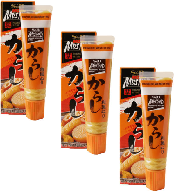 에스앤비 겨자, 3개, 43g