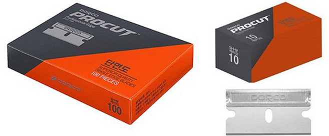 도루코 단면도 단면 면도날 10개입 X 2통, 2개