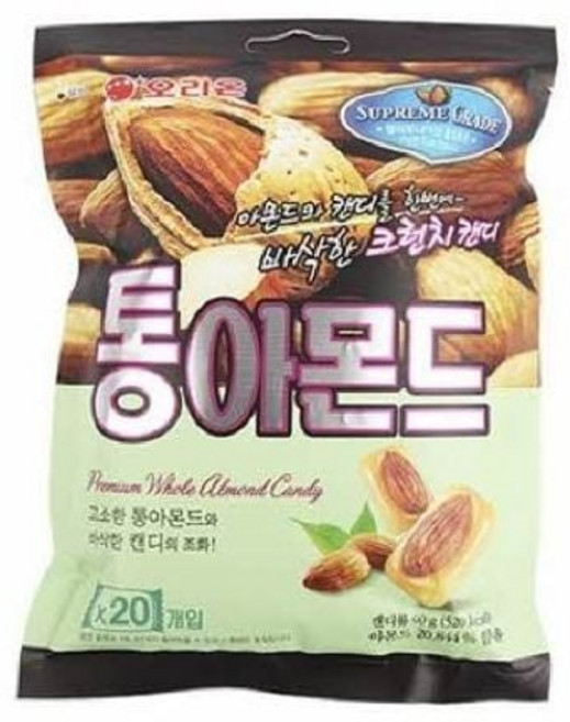 (P) 통아몬드캔디(90g) hes605wo, 1개