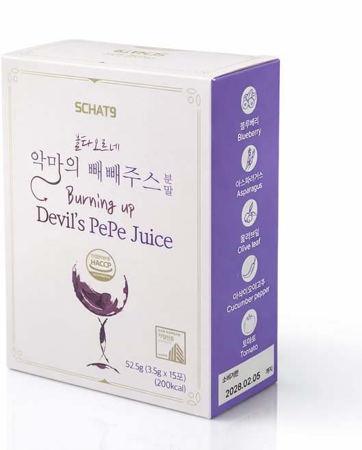 악마의 빼빼주스 ABC 클렌즈 레시피 쥬스, 1개, 52.5g